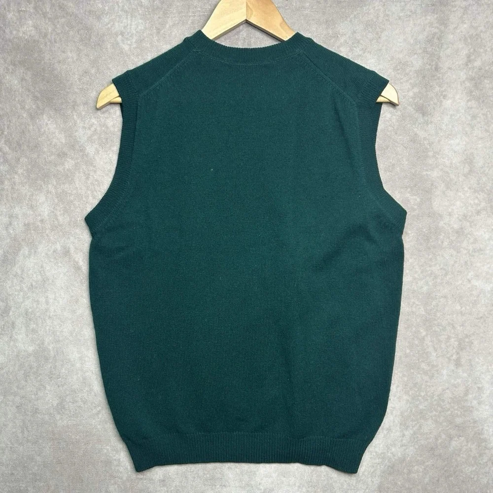 Royal Dornoch Golf Club Sweater Vest Mens M Wool Scotland Lyle & Scott